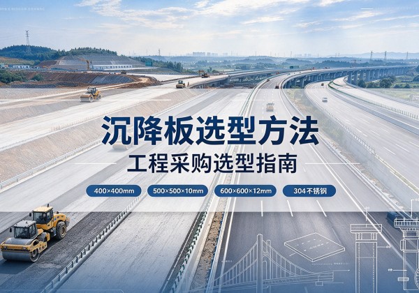 宁津沉降板选择方法